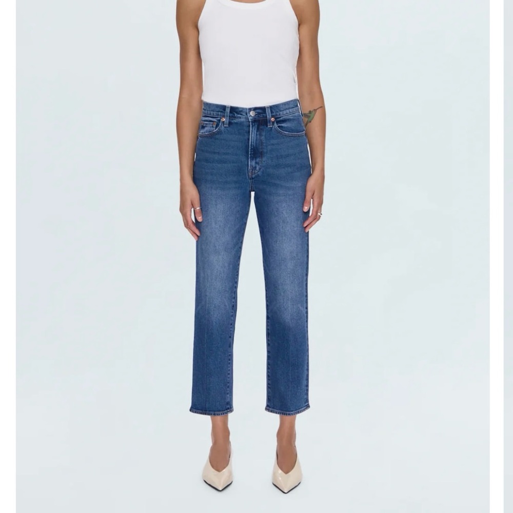 Pistola Charlie High Rise Straight Jean in Augustus